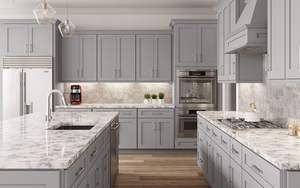 ตู้ในครัวดีไซน์แบบกำหนดเองสไตล์โมเดิร์นเครื่องปั่นลามิเนตส่งตรงจากโรงงานจีน - Product Image 3