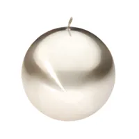 Bola de titânio dourado de vela, vela decorativa especial com um design brilhante personalizado de cera de soja