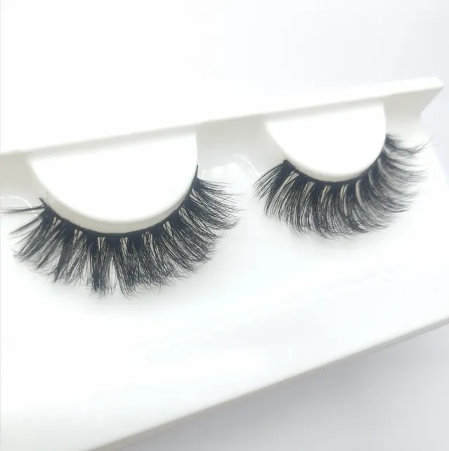 2024 New arrival Cat Eye Look short vegan eyelashes 12 mm Full Strip Lashes private label 3d faux mink lashes