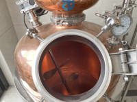 Distillateur d'alcool en cuivre à haute efficacité, production d'alcool, machine de distillation