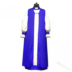 Robe <span class=keywords><strong>de</strong></span> Prière Rétro Imprimée, Soutane d'Église, Costume <span class=keywords><strong>de</strong></span> <span class=keywords><strong>Prêtre</strong></span>, Moine, Missionnaire, Col Montant, Manches Lanterne, Uniforme d'Église - Product Image 2