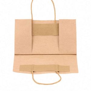 Eco-friendly Custom Kraft Paper <b>Bag</b> <b>Gift</b> Packaging <b>Bag</b> with Handle - Product Image 4