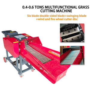 Machine à hacher le fourrage de haute qualité, état neuf, en acier, capacité 1-2 tonnes/heure, 220/380V, machine de traitement des aliments pour animaux - Product Image 3