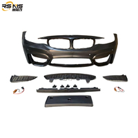 Pour BMW Série 3 GT Modifié M4 Style Kit de carrosserie Boucle de pare-chocs avant d'origine Plastique PP Matériel Pare-chocs de voiture Kit de conversion de voiture