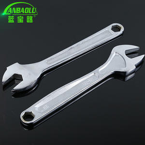 ประแจอเนกประสงค์ Anbaolu แบบหกเหลี่ยม ปากเรียบ เหล็ก 45 เกรดอุตสาหกรรม ชุบสังกะสี - Product Image 3