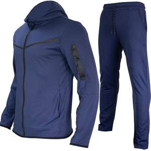 2025 Original Quality Luxury <strong>Brand</strong> Thick Material Tech Fleece Men <strong>Tracksuit</strong> 2PCS Men Hoodie and Pant for Tennis - Product Image 4