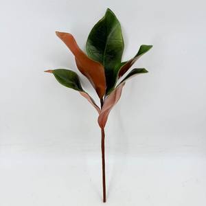 工厂人造柔软触感玉兰叶枝绿叶仿真玉兰茎 - Product Image 5