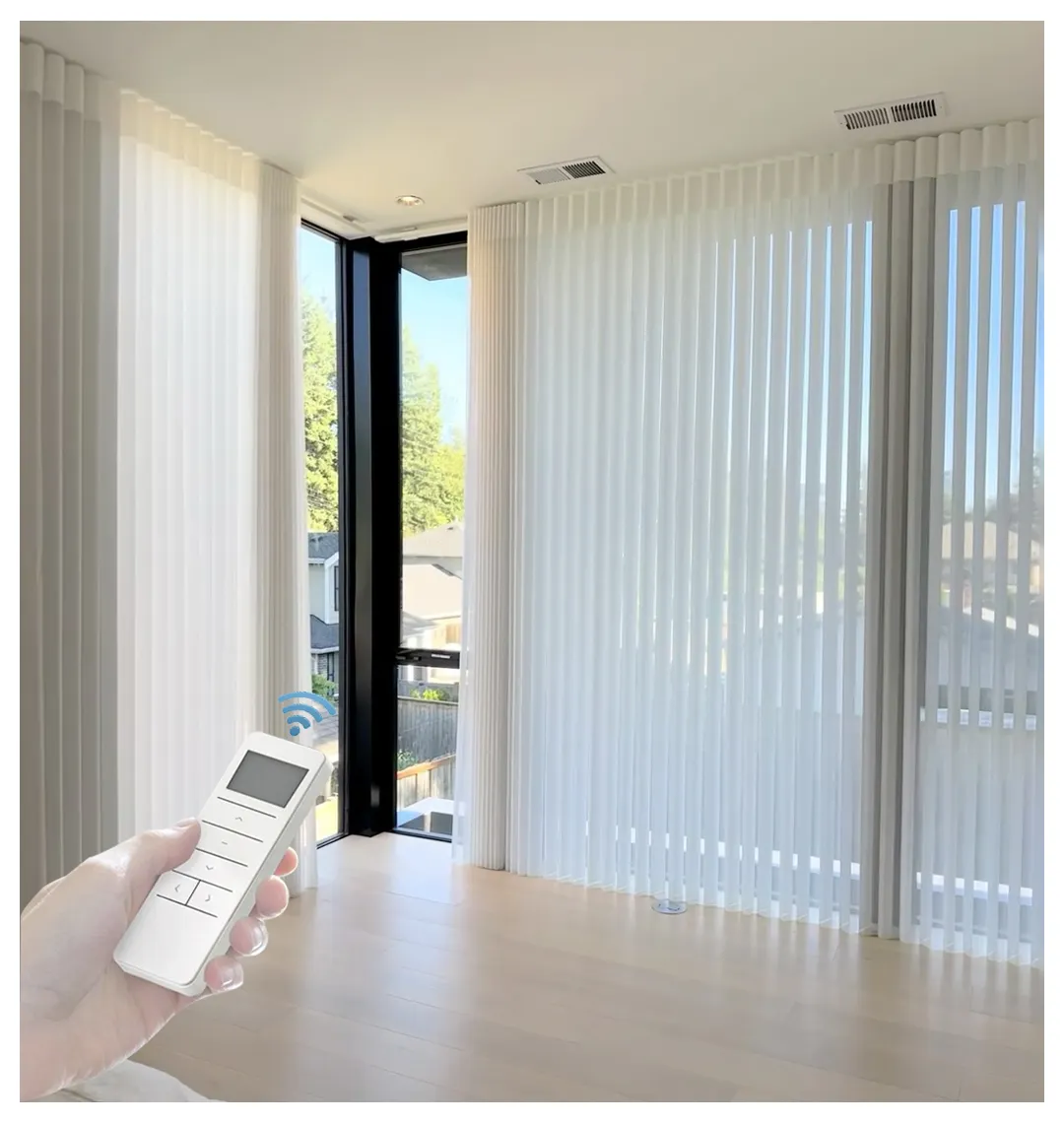 Motorized Smart Curtain Window Vertical Blinds Home Decor Venetian Blinds Fabric Hanas Curtains Dream Blinds for Indoor Use