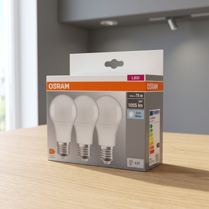 Confezione da 3 Lampade LED Standard E27 10W 4000K (4058075819573) 1055 lm IP20 - Product Image 3