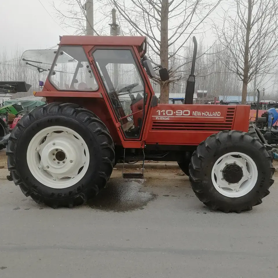 Traktor Fiatagri bekas 110-90 110HP 4x4WD compact tracteur agricola Mesin & Peralatan pertanian kubota front end loader