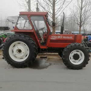 Used Fiatagri Tractors 110-90 110HP 4x4WD Compact Tracteur Agricola Agricultural Machinery & Equipment Kubota Front End Loader