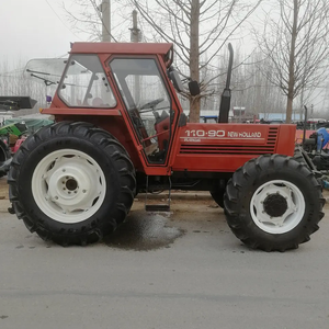 二手Fiatagri拖拉机110-90 110HP 4x4WD紧凑型tracteur agricola农业机械设备久保田前端装载机