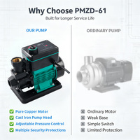 Pompe à pression électrique entièrement automatique haute pression Soyue 0,5 CV en fer OEM/ODM PMZD-61 pour usage domestique 220V