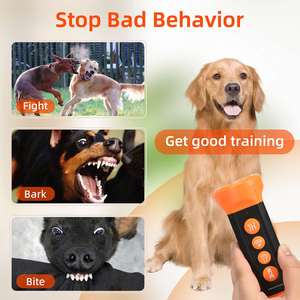 Ayarlanabilir 3 Modlu Ultrasonik Havlama Kontrol Cihazı Turuncu Köpek Havlaması Önleyici Pervane Evcil Hayvan Caydırıcı Köpek Eğitim Davranışı - Product Image 5