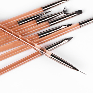 ชุดแปรงทาเ<span class=keywords><strong>ล</strong></span>็บ Kolinsky Gel 100% สไตล์ใหม่,แปรงทาเล็บอะคริลิก - Product Image 2