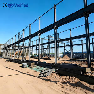 Estructura de Acero Ligero Galvanizado Prefabricada, Personalizable, Taller Industrial Metálico, Edificio de Almacenamiento, Kit de Hangar Prediseñado - Product Image 5