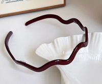 Serre-tête en acétate minimaliste JingLan, orné de paillettes, en forme de U, finition brillante, couleur personnalisée, fait main, élastique, léger, écologique, haute qualité