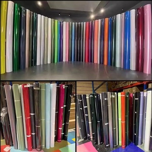 Pellicola Vinilica PET Blu Liquido Super Brillante per Wrapping Auto, Autoriparante, Rotolo Completo per Carrozzeria, Cambio Colore PPF - Product Image 6