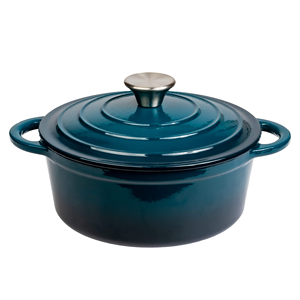 Casserole en fonte émaillée de haute qualité pour induction, <span class=keywords><strong>gaz</strong></span>, électrique et tous types de cuisinières - Product Image 4