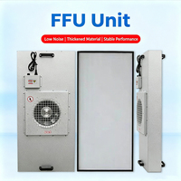 Unidad de Filtro de Ventilador Centrífugo con Motor EBM de Bajo Ruido de 575x575 mm para Purificación de Aire Industrial, Cuarto Limpio Compacto