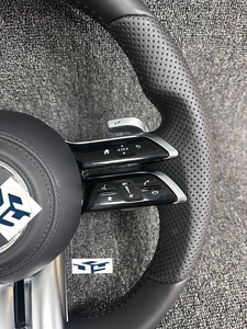 Volant en cuir personnalisé avec design libellule pour <span class=keywords><strong>Mercedes</strong></span>-Benz AMG C63 W222 W213 W221 W205 W204 S300 S320 <span class=keywords><strong>E200</strong></span> E63 - Product Image 3
