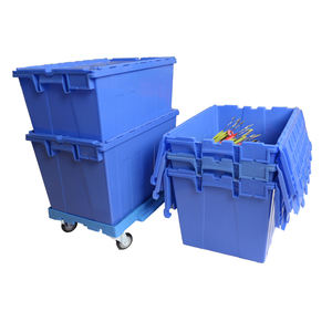 <span class=keywords><strong>Cajas</strong></span> de Almacenamiento Sólidas de PP de Grado Comercial |   Contenedores Logísticos Apilables, Encajables e Impermeables |   Movimiento Ecológico y Duradero - Product Image 1