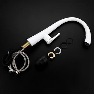 Fregadero de Cocina con Grifo de un Solo Orificio, Acabado Mate, Válvula de Latón YQ3040F - Product Image 2