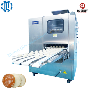 Machine à boulettes de pâte entièrement automatique en acier inoxydable, pour pains à burger, pizzas, biscuits, pain, avec diviseur de pâte à 5 rangées - Product Image 4