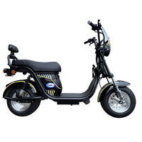 Scooter électrique à deux roues EEC COC, scooter électrique à pneus larges, Citycoco 1800w