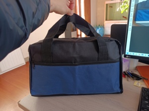 Sac fourre-tout portable de grande capacité en tissu Oxford 600D de qualité industrielle pour électriciens, idéal pour ranger les petits outils et quincaillerie - Product Image 5