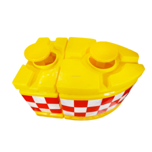 Barrera de tráfico de 90cm, Cubo de choque de seguridad, barrera de cojín de plástico, barrera de tráfico de seguridad llena de arenas de agua de tambor - Product Image 4