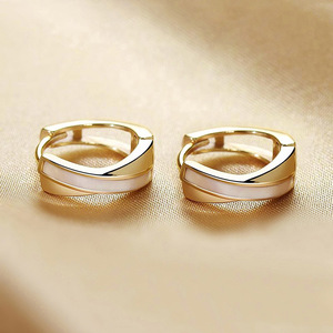 Cross Design <b>Ear</b> <b>Cuff</b> for Women Minimalist Enamel Style Fashion <b>Ear</b> Jewelry Daily Wear - Product Image 5