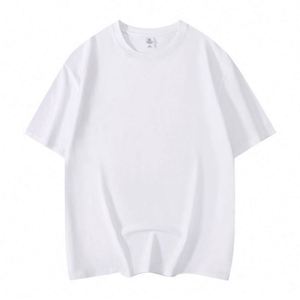Camiseta Unisex Personalizada de Cuello Redondo, Tejido Grueso de 230gsm, 280gsm, 300gsm, 320gsm, Corte Regular, Estampado en Serigrafía, Hombros Caídos - Product Image 2