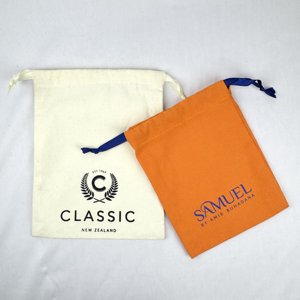 Sac à poussière en coton biologique biodégradable écologique, design personnalisé, autocollants artisanaux, certifié GOTS, pour cadeaux, bougies, cadres photo - Product Image 2