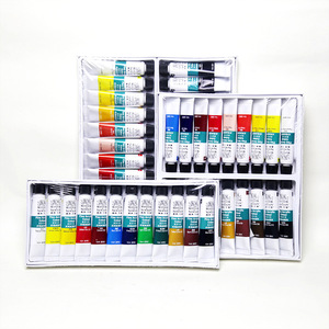 <span class=keywords><strong>Winsor</strong></span> & <span class=keywords><strong>Newton</strong></span>, 12/18/24 colores, 10ml, tubo de aluminio profesional para artistas, juego de pintura de color acrílico para suministros de arte - Product Image 4