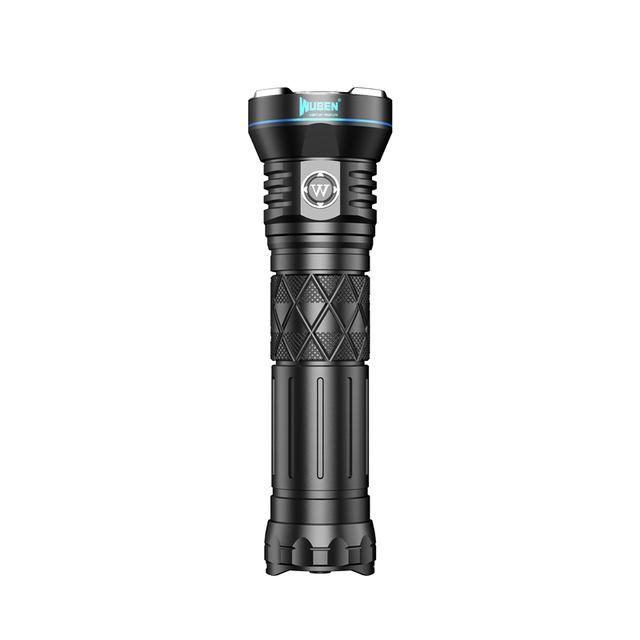 Super Bright 12000 Lumens Rechargeable Tactical LED Flashlight Aluminum Alloy Body IP68 Waterproof Strobe SOS 1m Impact