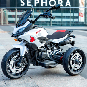 Motocicleta Infantil con Batería de 12V4, Arranque Táctil Electrónico, Puerto USB, Aprendizaje Temprano, Conexión Bluetooth al Teléfono - Product Image 3