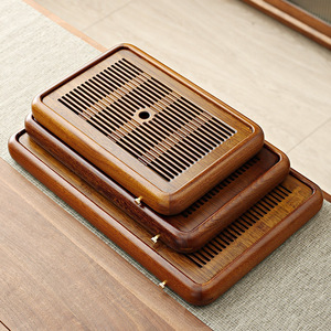 Wooden <b>Tea</b> <b>Tray</b> Rosewood 39x26x4.5cm Water Filter Square For Kung Fu <b>Tea</b> - Product Image 1