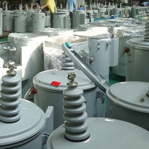 Transformateur monophasé monté sur poteau, type huile, 6 kV 11 kV, abaisseur de tension, distribution d'énergie, direct usine - Product Image 1