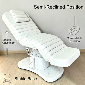 <b>Electric</b> Modern Beauty Bed with Adjustable Massage <b>Table</b> Salon Spa Facial Therapy Living Room Bathroom Use Three Motors - Product Image 2