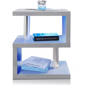 <span class=keywords><strong>Table</strong></span> d'appoint moderne pour <span class=keywords><strong>la</strong></span> maison, chambre à coucher, blanc brillant, gris, noir, <span class=keywords><strong>table</strong></span> d'angle, muebles para <span class=keywords><strong>la</strong></span> casa, <span class=keywords><strong>table</strong></span> basse, mesas de centro - Product Image 4