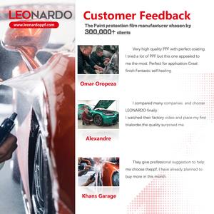 ฟิล์มป้องกันสีรถยนต์ฟิล์มปกป้องตัวรถฟิล์มป้องกันสีรถยนต์แบบมีกาวในตัว Leonardo PPF 1.52*15ม. - Product Image 4