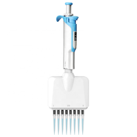 Pipette mécanique légère de 75 g, nouvelle conception, monocanal, volume réglable, entièrement autoclavable
