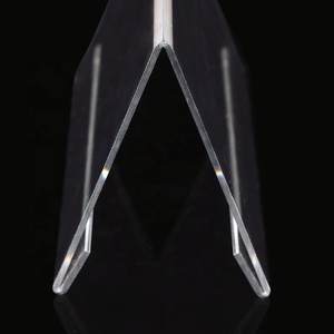 थोक उच्च गुणवत्ता आधुनिक ए 4 ए 5 ए 6 कस्टम स्पष्ट एक्रिलिक जल प्रतिरोधी मेनू डिस्प्ले स्टैंड वी आकार तालिका शीर्ष नाम - Product Image 5