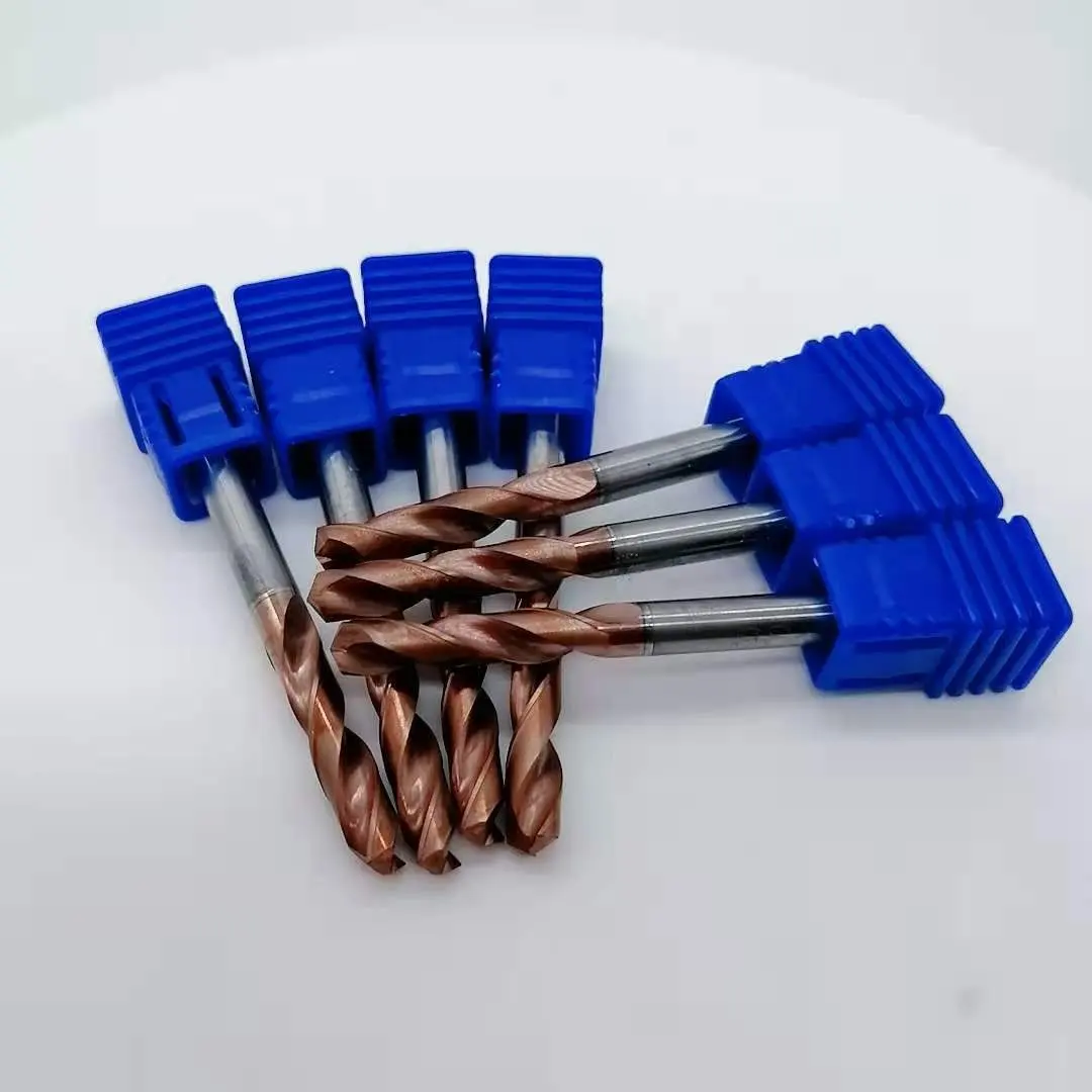 Tungsten Carbide Drills Solid Carbide Twist Drills Coated for Steel