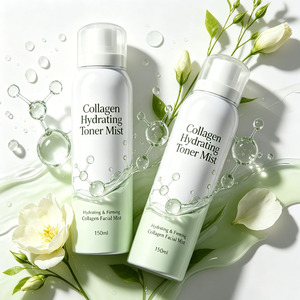 150ml Collagen Facial Toner Mist Hydrating Firming Face <b>Spray</b> For <b>Moisturizing</b> Skin Care Makeup Setting OEM - Product Image 4