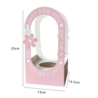 Boîte d'emballage florale personnalisée pour festivals, avec logo, exclusive, exquise, écologique, créative, impression CMYK, boîte cadeau