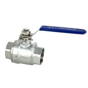 Two-Piece Stainless Steel Ball Valve with Manual Power Threaded Internal <b>Disc</b> Ball Valve Model Q11 - Product Image 1
