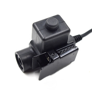 Adaptateur de casque d'interphone tactique U94 PTT adaptateur de bouton d'émetteur adapté pour <span class=keywords><strong>Kenwood</strong></span> Icom Yaesu Midland - Product Image 4