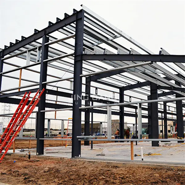 High Quality Construction Design Hot Sale Fabrication Gable Frame Metal Building Used Steel Structure Warehouse
